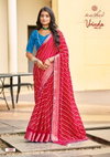 Vrinda Vol 3 By Kashvi Marshmello Best Leheriya Saree Wholesale Shop In Surat
